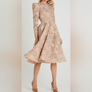 HELSI Anastasia Sequin Floral Fit &Flare Cocktail Dress M